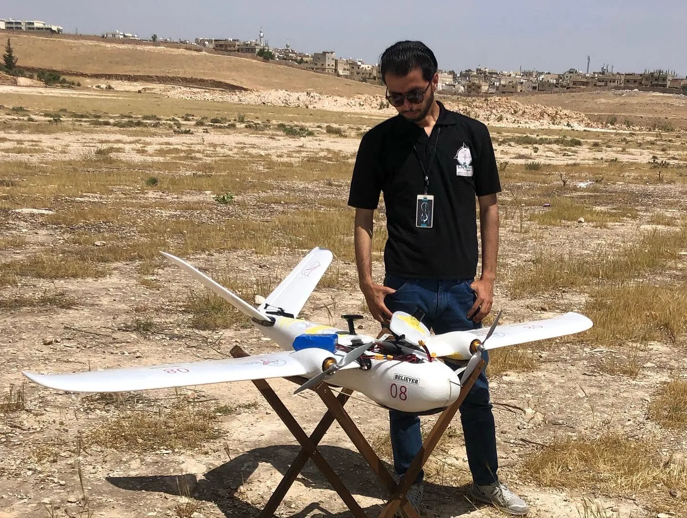 SURVMATICS UAV mapping operation in the field